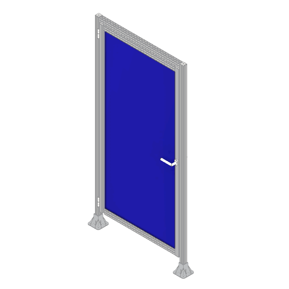 50-050-1 MODULAR SOLUTIONS SATIN MORTISE DOOR HANDLE WITH DEADBOLT